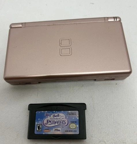 Nintendo DS Lite Rose Pink Handheld Console System-Will Not Work With DS Games