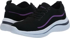 Easy Spirit Women's Gage Sneaker Black/ Purple Size 7 New