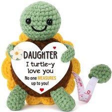 Crochet Turtle Valentines Day Graduation Birthday Gift Daughter Small Decor