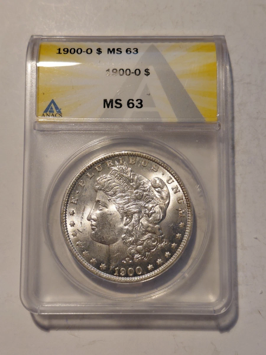 MS 63 Graded 1900 Year Morgan US Dollars (1878-1921) for sale | eBay