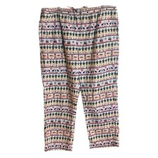 Hanna Andersson Elf "Raised By Elves" Graphic Pajama Pants Christmas Holiday XL
