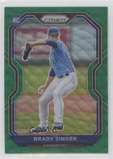 2021 Panini Prizm Tier II Green Wave Prizm Brady Singer #114 07e0
