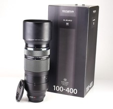Olympus 100-400mm F5.-6.3 M.Zuiko Digital IS ED Zoom Lens Micro 4/3rds Boxed