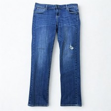 Kut From The Kloth Jeans Women 12 Boyfriend Stretch Denim Mid Rise Blue