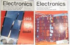 Mcgraw-hill Vintage Electronics Magazine January 1968 Vol 41 Issue No 1 2