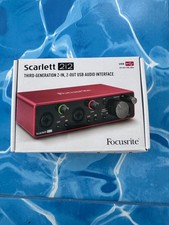Focusrite Scarlett 2i2 3rd Gen. 2-Channel USB...