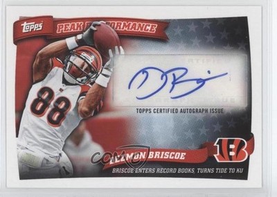 2010 Topps Peak Performance Dezmon Briscoe #PPA-DBR Auto 0a7