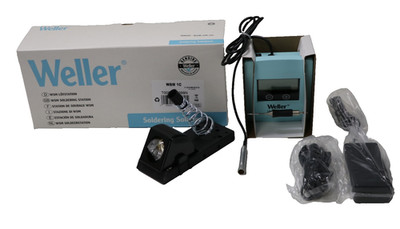 Weller WSM 1C Akku-Lötstation mit Mikro-Lötkolben WMRP Lötspitze RT 3, 1,3mm