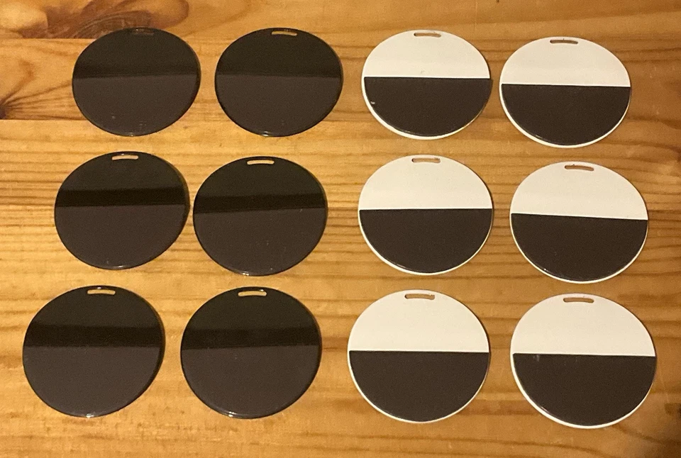 12 x IKEA SPONTAN Circular Round Magnets For Magnetic Message Board - Image 2 of 2