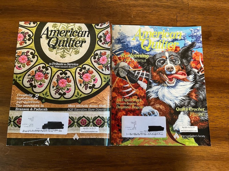 American Quilter Lot of 2 May 2025, July 2025