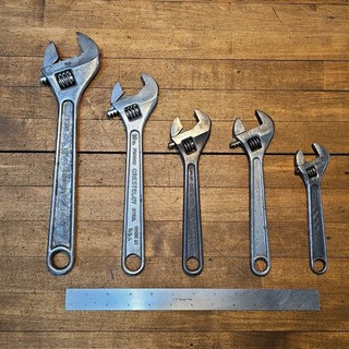 ADJUSTABLE WRENCH SIZE Lot Wrenches Set • CRESCENT PROTO Tools ☆USA