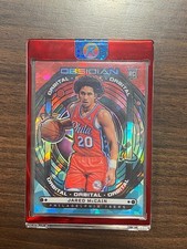 Jared McCain Fire and Ice Prizm Obsidian 2025 RC /30