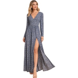 Double Slit Maxi Dress | eBay