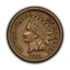 1860 1c Indian Head Small Cent - XF - SKU-Z5266