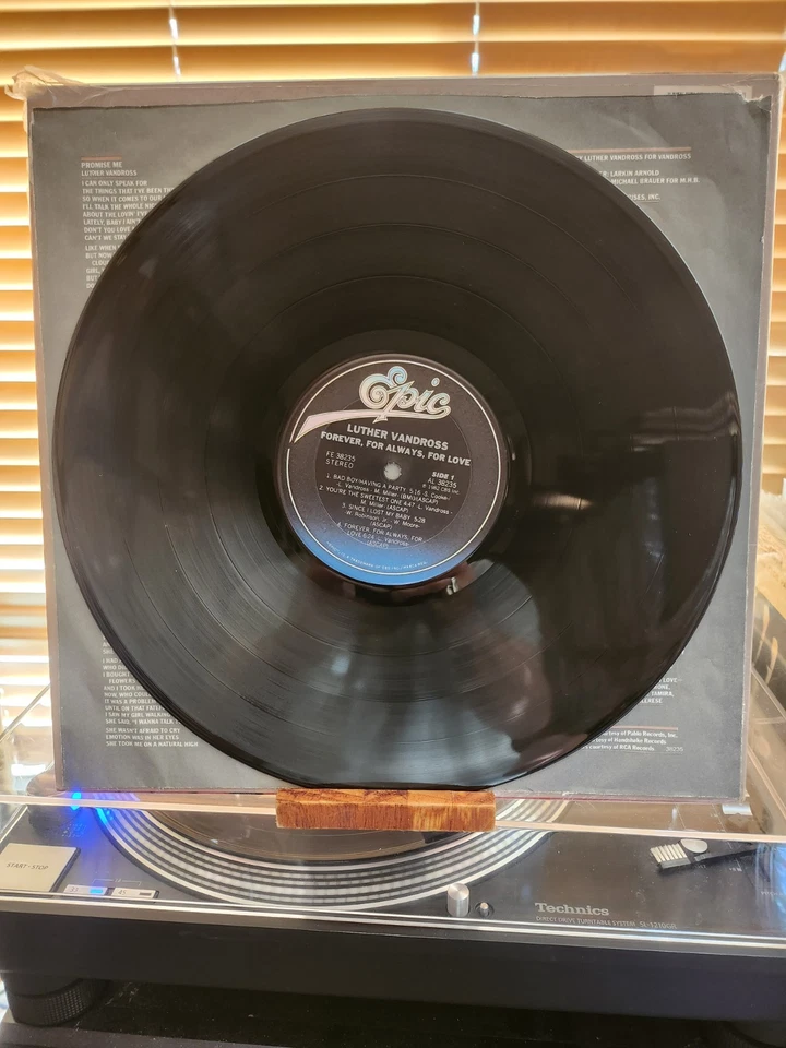 Luther Vandross, Forever For Always For Love, 1982 1st Epic Stereo, VG+/VG+ - Image 3 of 4