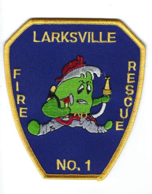 Larksville (Luzerne County) PA Pennsylvania Fire Rescue No. 1 patch - NEW!