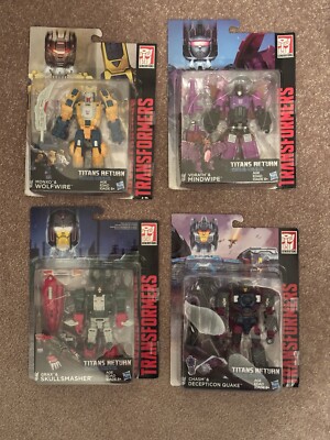Transformers Titans Return Weirdwolf Mindwipe Skullsmasher Quake MOSC MISB New