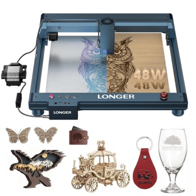 longer Laser B1 40W Laser Engraver Automatische luftunterstützte Graviermaschine