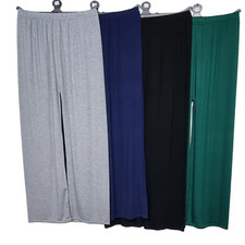 Women Ladies Palazzo Plain Flared Wide Leg Pants leggings Baggy Trousers 8-22 UK