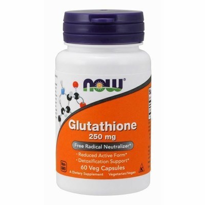 Glutathione 250 mg 60 Caps By Now Foods