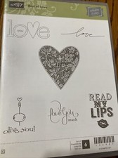 Stampin Up New Rubber Stamp Set Best Of Love