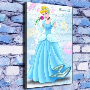 Princess Cinderella Hd Canvas Printed Home Decor Painting Room Wall Art Poster Ebay