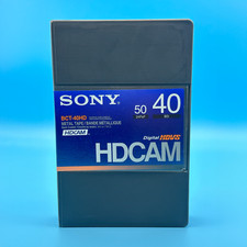 Lot of 1 Sony BCT-40HD HDCam Videocassette 40 Min Digital HDVS