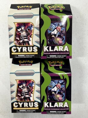 Pokémon TCG: Klara & Cyrus Premium Tournament Collection – 2 Sealed Boxes, Brand New!
