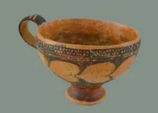 Cup reproduction artifact from Thera museum High quality Sculpture