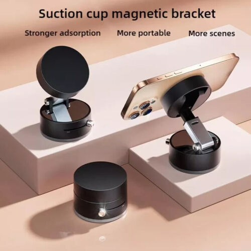 Vacuum Magnetic Suction Cup Car Phone Holder Stand Mount 360° Rotation - Afbeelding 5 van 16