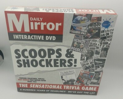Daily Mirror interaktives DVD Scoops & Shockers Spiel - neu & versiegelt