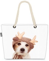 Void Tasche Hund MüTze Rentier Geweih Hund Winter Geweih Rentier