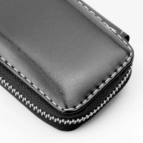 Cowhide Leather Car Key Case Keychain Remote Key Fob Cover for Cadillac - Bild 3 von 13