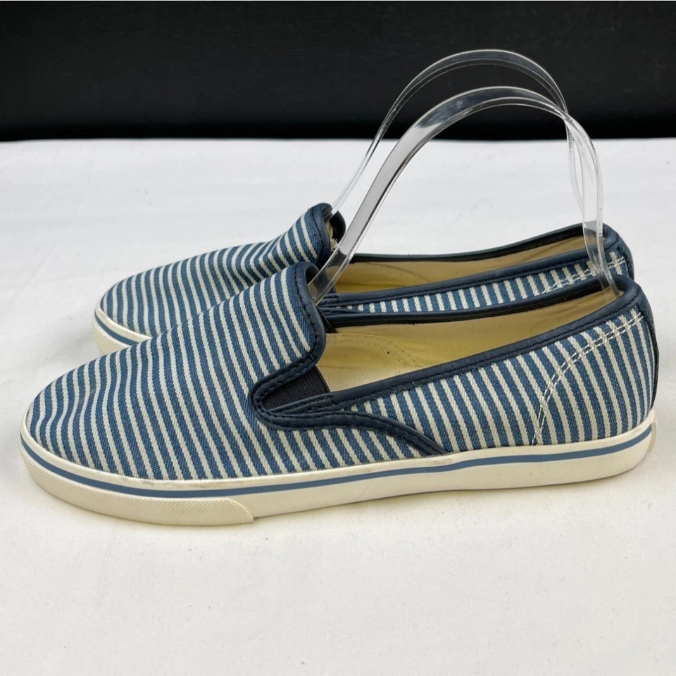 Zapatos/zapatillas Ralph Lauren para mujer azules/blancos talla 7B SKU 4627 Foto 3 de 4