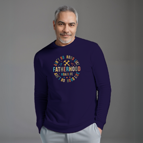 Sudadera de algodón "Paternidad" para hombre - Imagen 18 de 49
