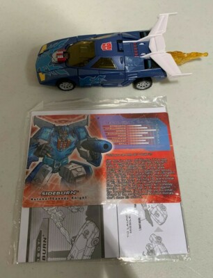 Transformers TFCC SideBurn Complete Deluxe 2011 Collectors Club Timelines
