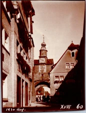 Germany, Rothenburg ob der Tauber, 1930 Vintage Silver Print Silver Print