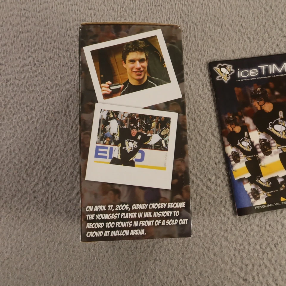 Sidney Crosby Bobblehead October 18 2006 Pittsburgh Penguins Ice Time A4 - Image 4 of 4