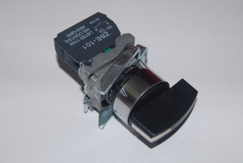 1PC 22mm Long Handle Selector switch 2 Position Fits XB4BJ41 1N/O Momentary - Picture 4 of 5