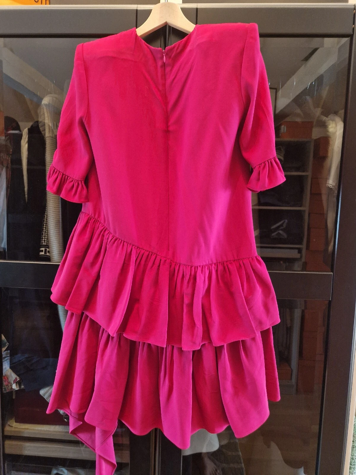 Abito Alexander McQueen IT taglia 42 DE. 36 Fucsia Donna Rosa