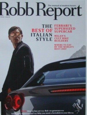 Robb Report 03 UK Magazine Italy Della Valle Naples Ferrari New 