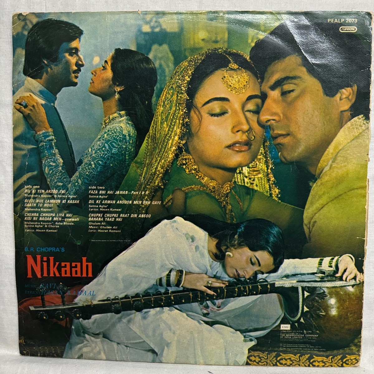 Nikaah LP Vinyl Record Bollywood Ravi Original Rare 1983 Hindi