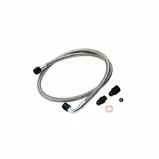 IAG Performance High Pressure Braided Power Steering Line (OEM Routing) For 2002