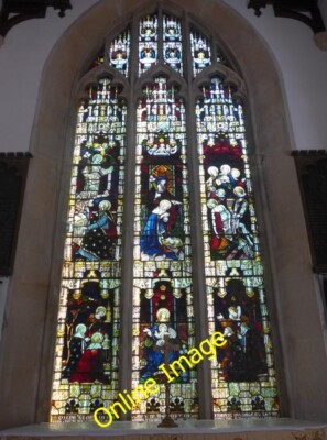 Photo 6x4 St Peter, Everleigh: stained glass window Lower Everleigh  c2014