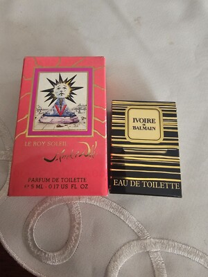Parfum miniaturen Salvador Dali Le Roy Soleil 5 ml/Ivore de Balmain 2 ml neu