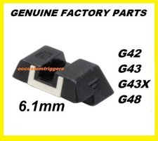 Glock OEM Fixed Steel Rear Sight 6.1mm fits 42 43 43X 48