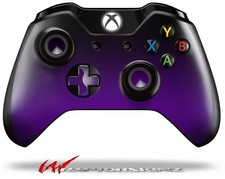 Smooth Fades Purple Black Skin for XBOX One Controller