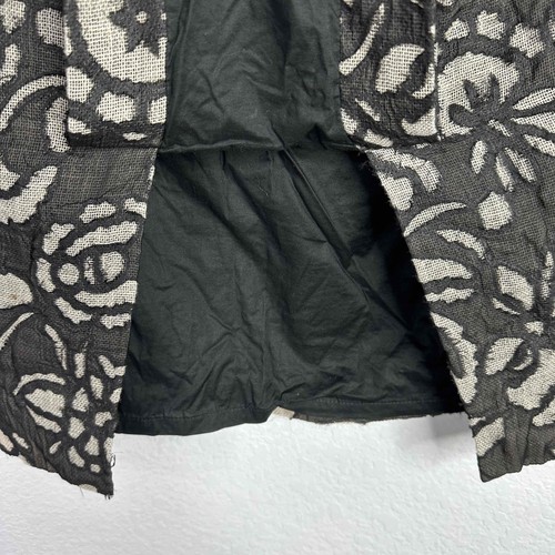 Diane Von Furstenberg Skirt Womens Size 4 Black Floral Lace Silk Blend Pencil - Picture 6 of 10