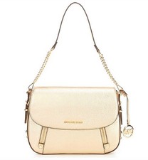 michael kors bedford legacy leather flap shoulder bolsa