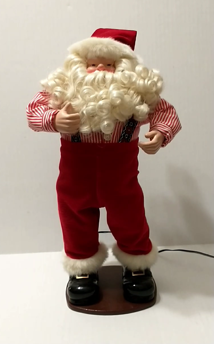 クリスマス Jingle Bell Rock Santa Jingle Bell Rock Santa Animated Christmas Dancing Figure